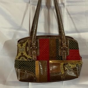 Relic patchwork shoulder bag